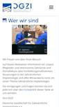 Mobile Screenshot of dgzi.de