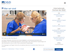 Tablet Screenshot of dgzi.de